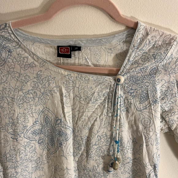 Sundance style one of a kind tunic: lightweight, boho, goregous! - Picture 2 of 7